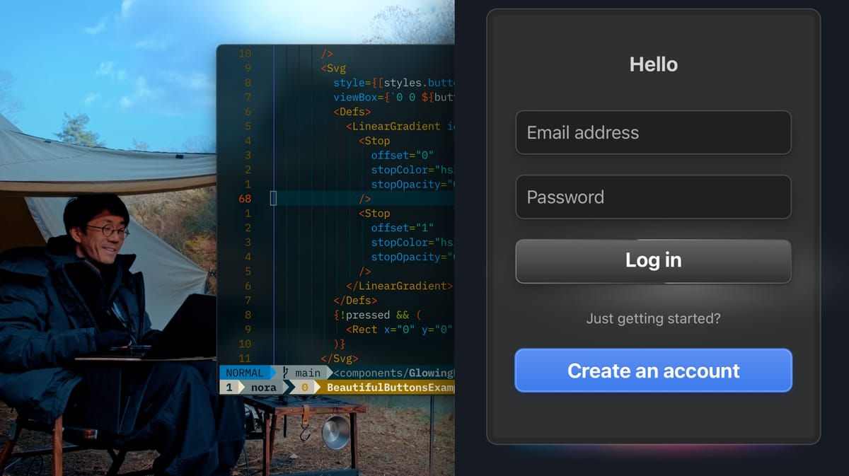 How to create beautiful glowing components on React Native 0.76+ 121212