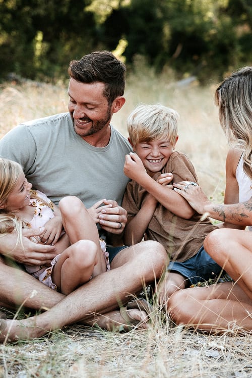 Boise foothills family session