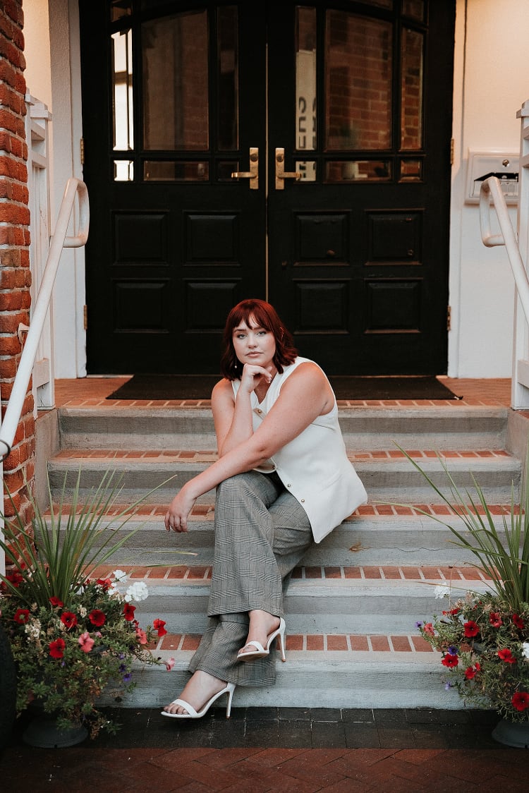 Senior photos downtown Boise - Snapshots by Jolene