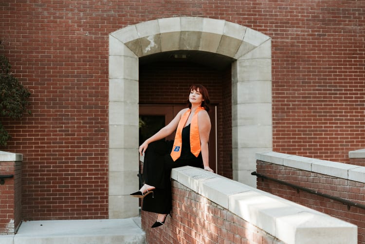 Senior photos downtown Boise - Snapshots by Jolene