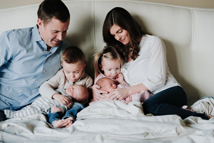 Lifestyle newborn photos at home - Snapshots by Jolene