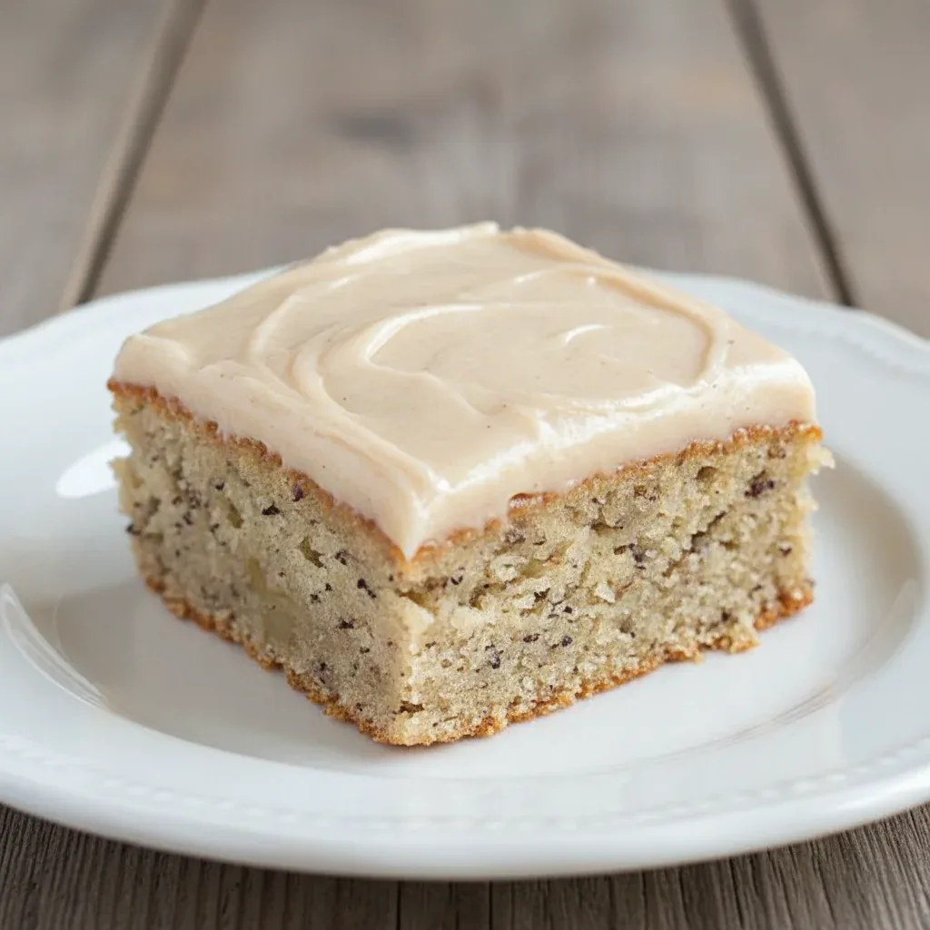 Banana Bread Bars With Brown Butter Frosting