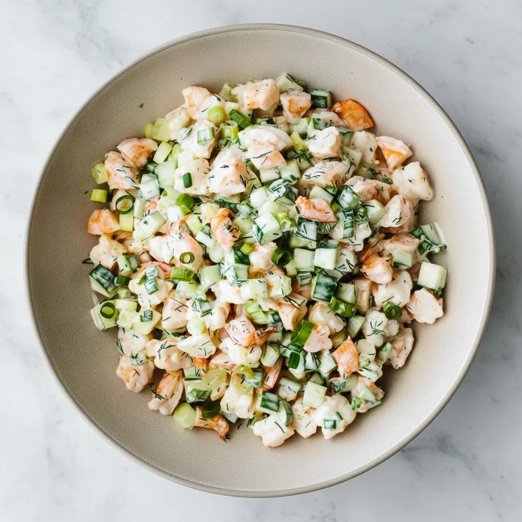 Fresh Cucumber Shrimp Salad