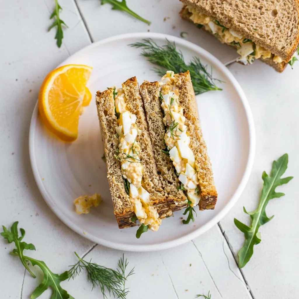High Protein Egg Salad with Dill