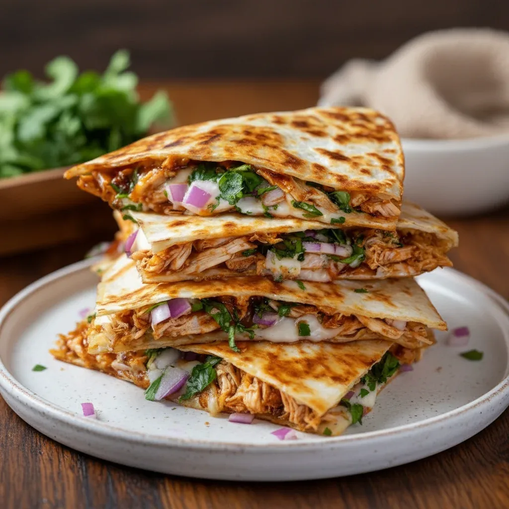 BBQ Chicken Quesadillas