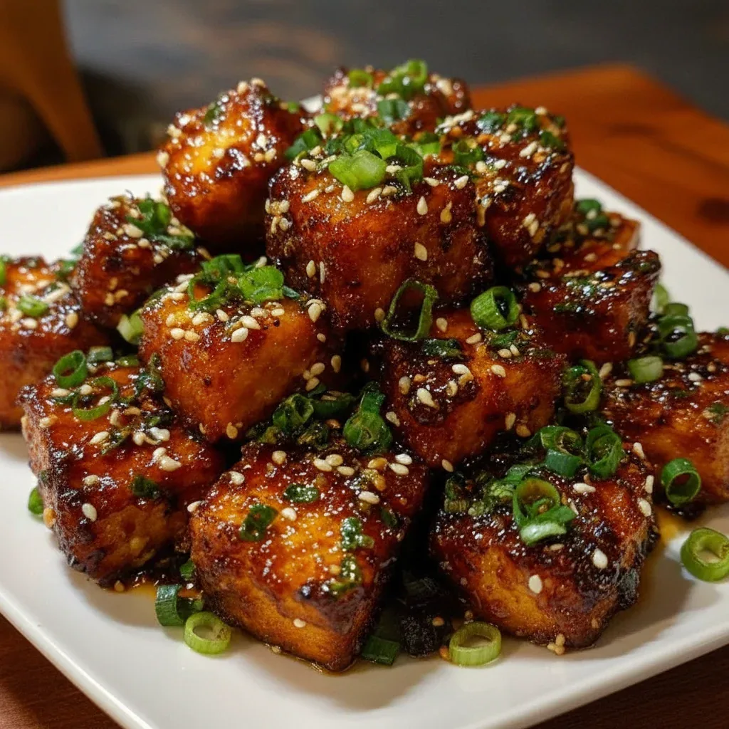 Crispy Honey Garlic Tofu Recipe