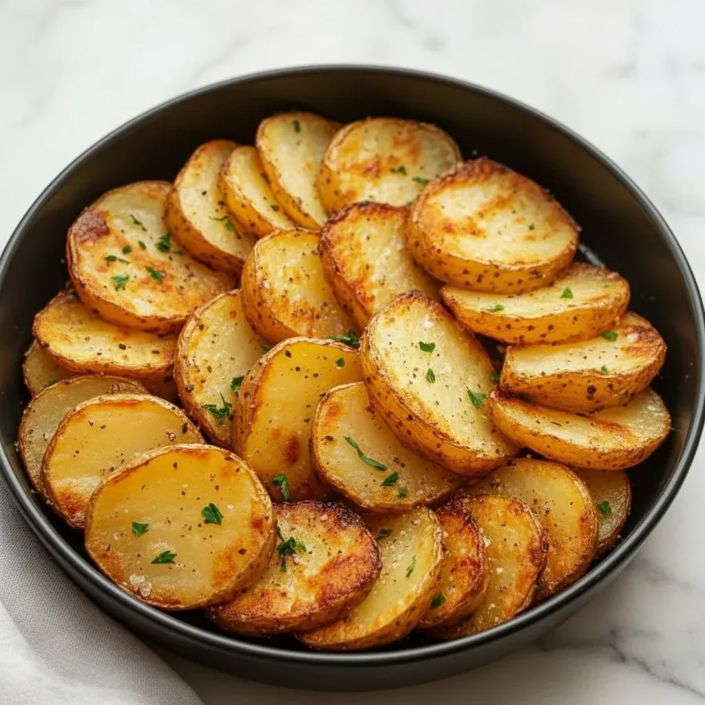 Air Fryer Sliced Potatoes