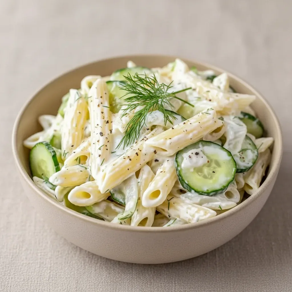 Fresh Cucumber Pasta Salad