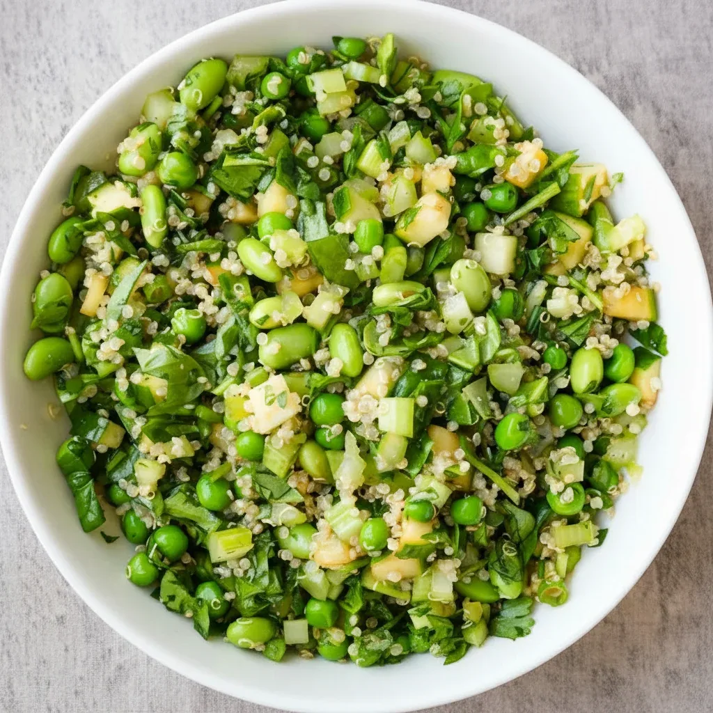 High Protein Salad with Asian Dressing
