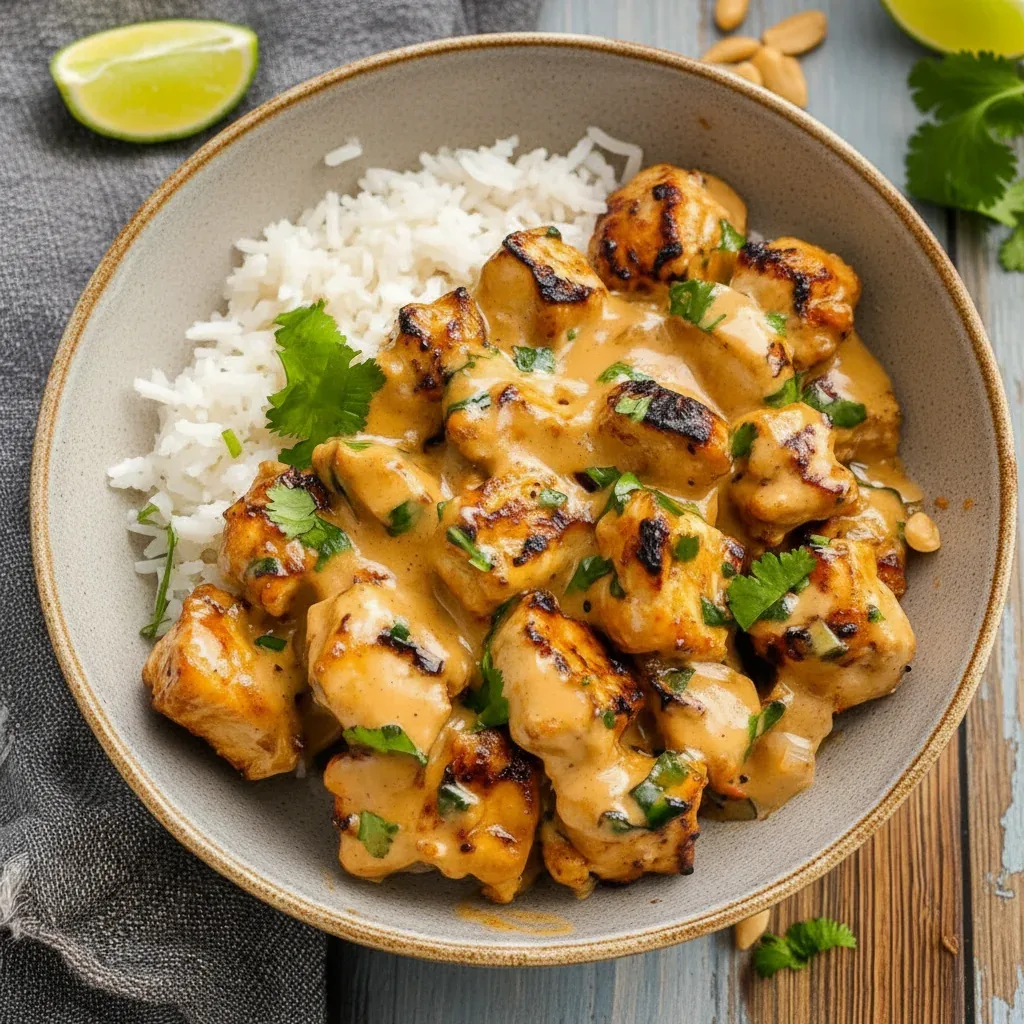 Irresistible Thai Peanut Chicken