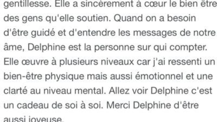 Delphine Energéticienne Bastia