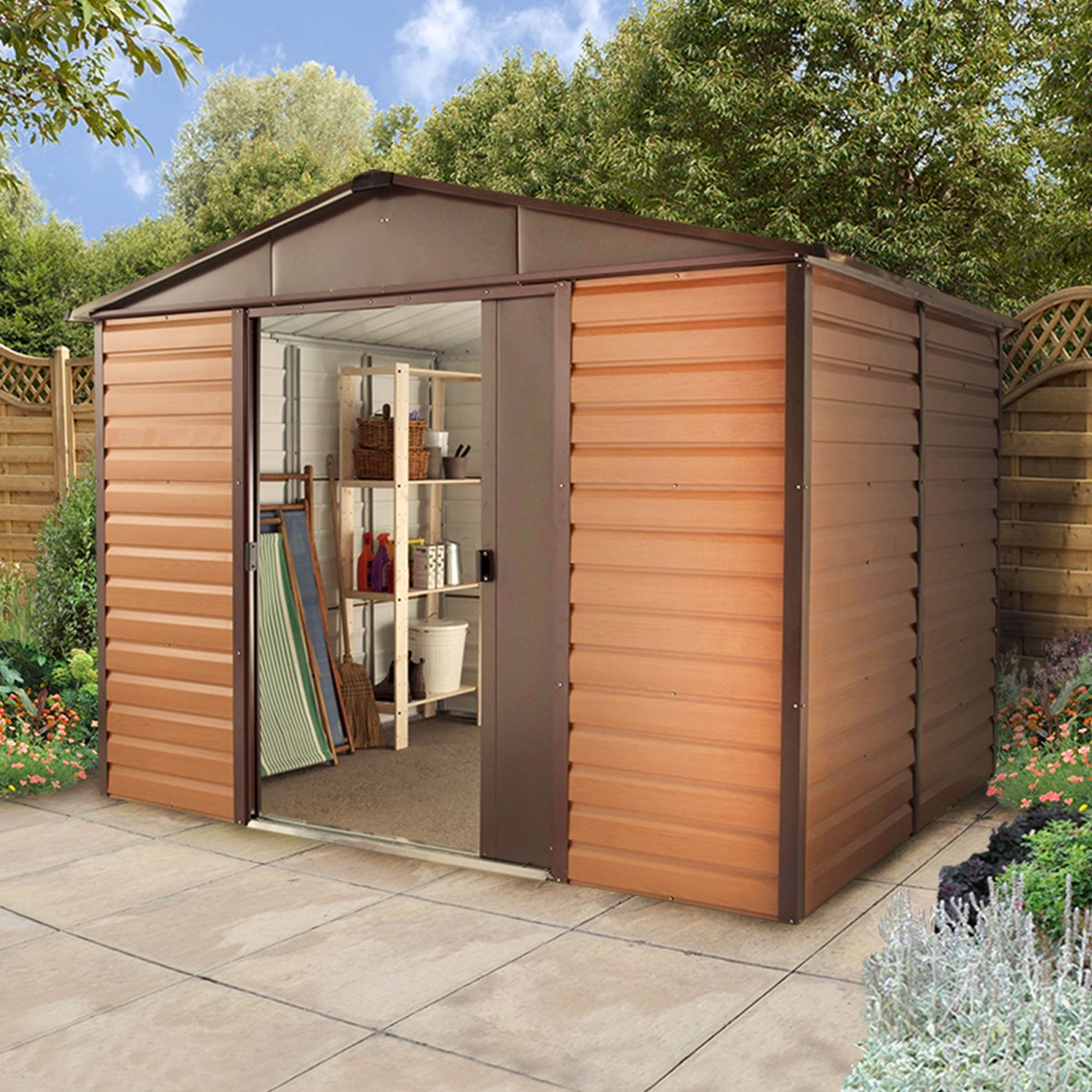 Yardmaster Balmoral 1012wglbun Metal Shed