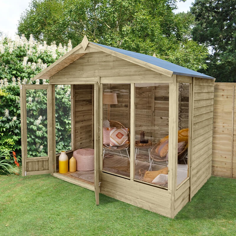 Forest 4life 8x6 Double Door Summer House