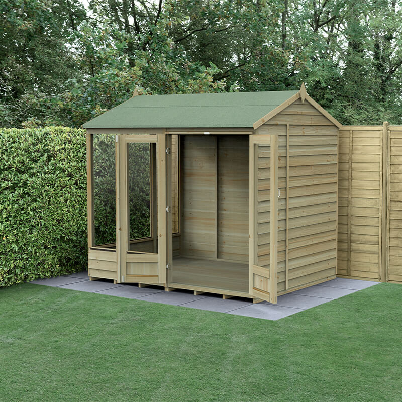 Forest 4life 8x6 Double Door Summer House