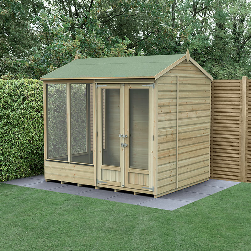 Forest Beckwood 8x6 Double Door Summer House