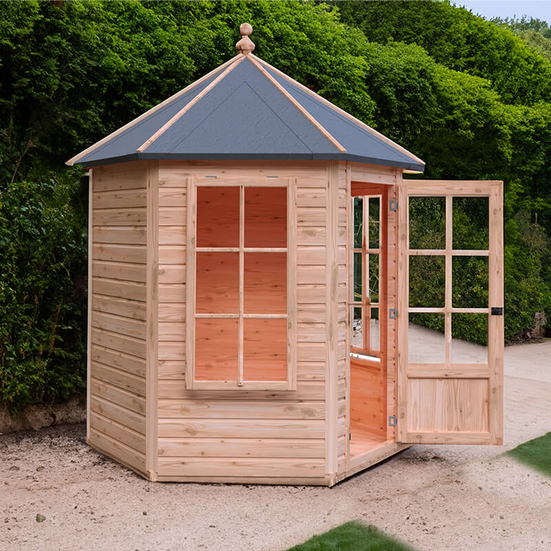 Shire Traditional Hexagonal Summer House Gshe0706dsl 1aa