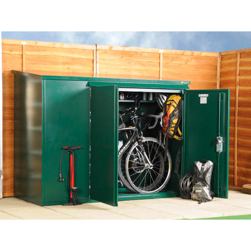 Asgard Addition Premium Metal Bike Shed 6x3