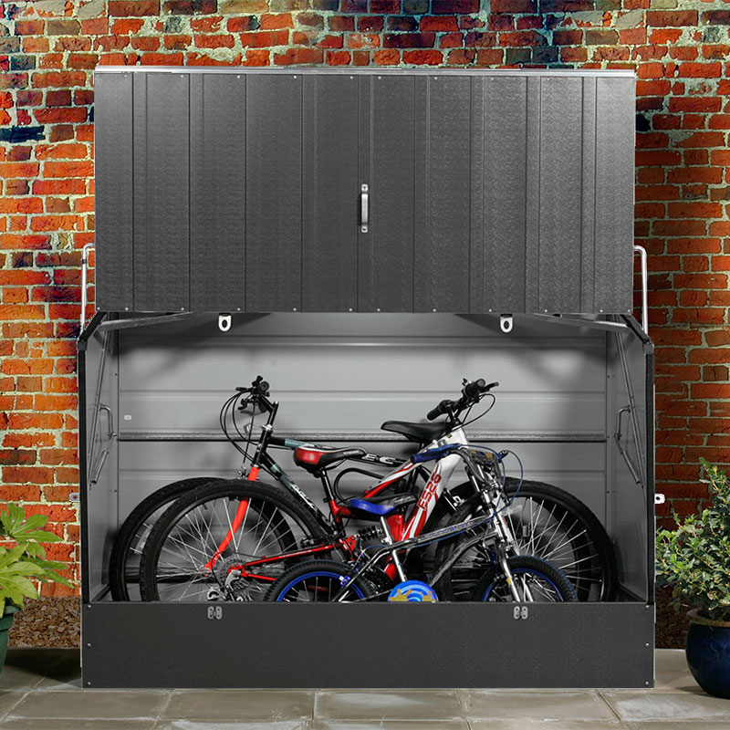 Trimetals Protect A Cycle Anthracite 6x3 Secure Bike Storage