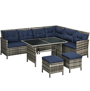 Outsunny 8-Seater Patio Furniture