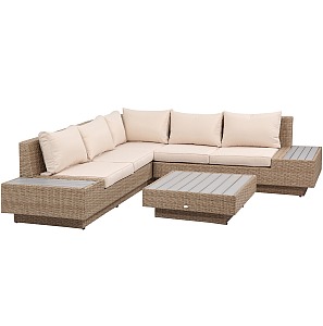 Outsunny 5-Seater Rattan Garden