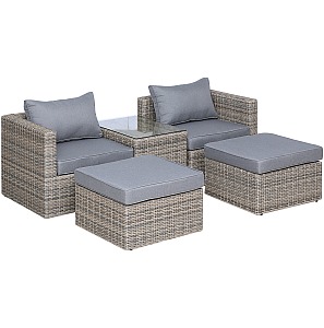 Outsunny 2 Seater Rattan