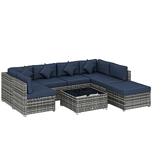 Outsunny 8 Pieces PE