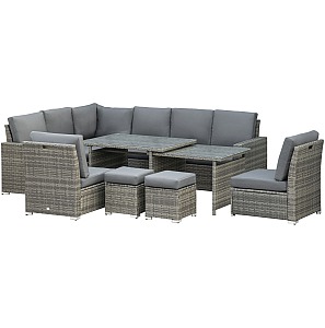 Outsunny 7 Piece Rattan