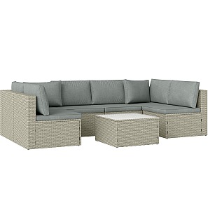 Outsunny 7 Pieces Rattan