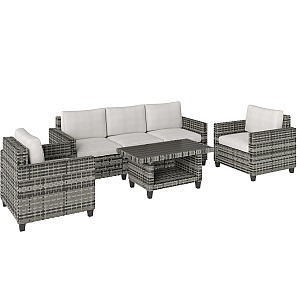 Outsunny 6 Pieces Rattan
