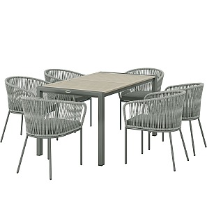 Outsunny Rattan Dining Set,