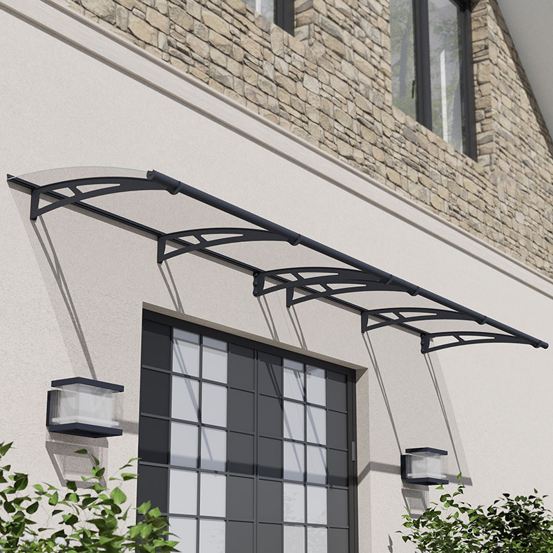 Palram Canopia Aquila 4100 Grey Clear Large Door Canopy