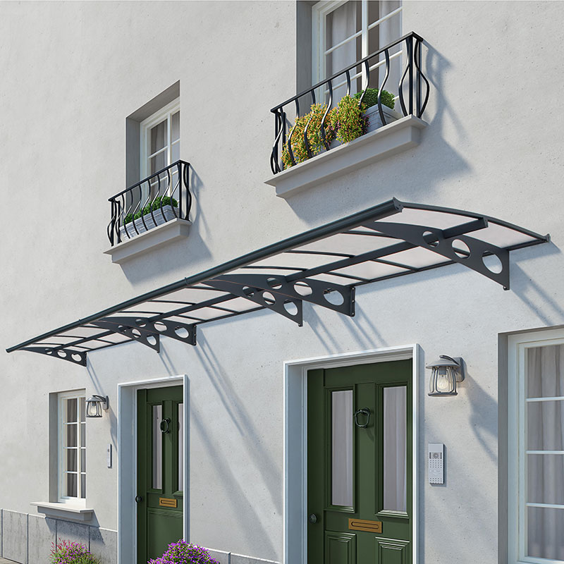Palram Canopia Herald 6690 Grey Mist Large Door Canopy