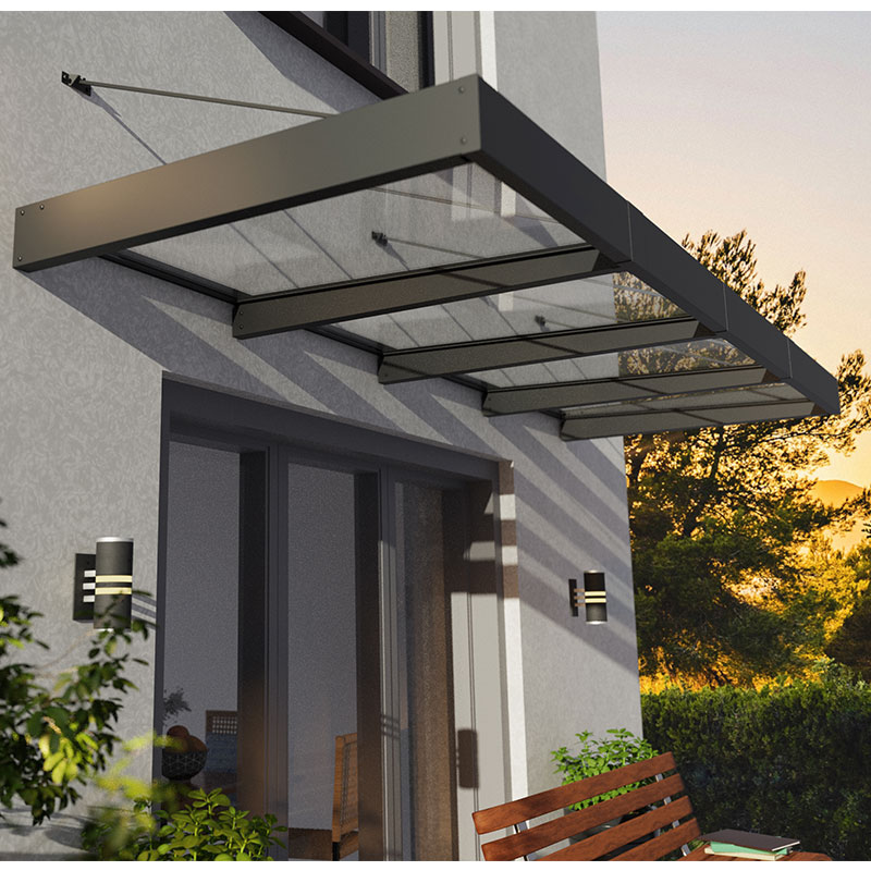 Palram Canopia Sophia Xl 4000 Grey Door Canopy
