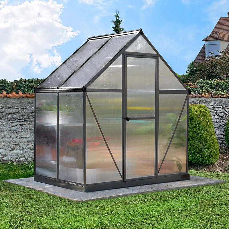 Palram Canopia Mythos 6x4 Grey Greenhouse