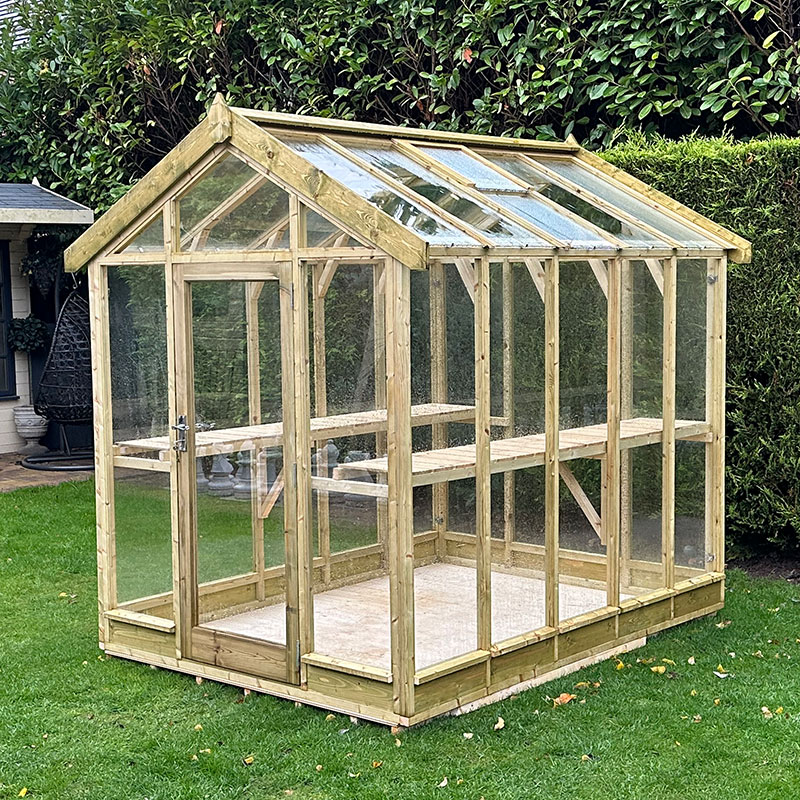 Coppice Ashdown Apex Wooden Greenhouse 5x5