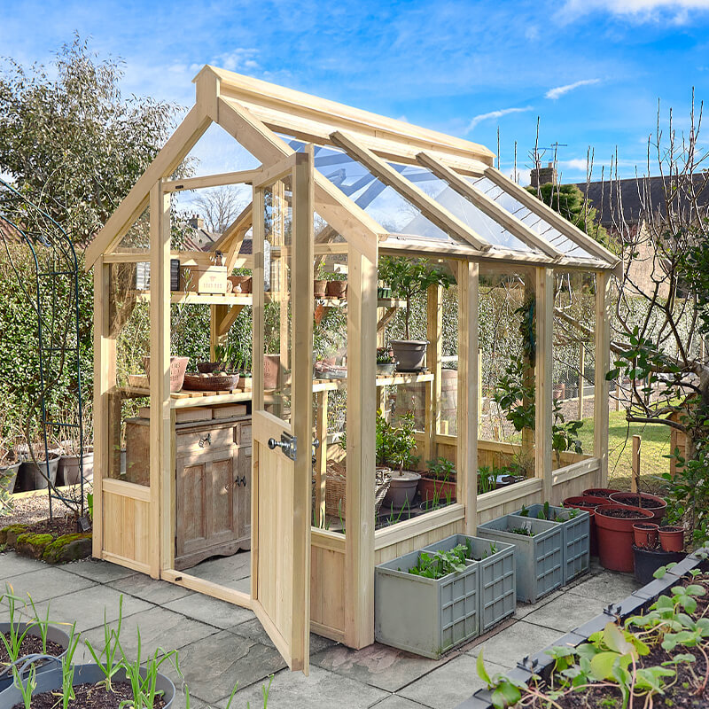 Forest Garden Vale 8x6 Modular Wooden Greenhouse