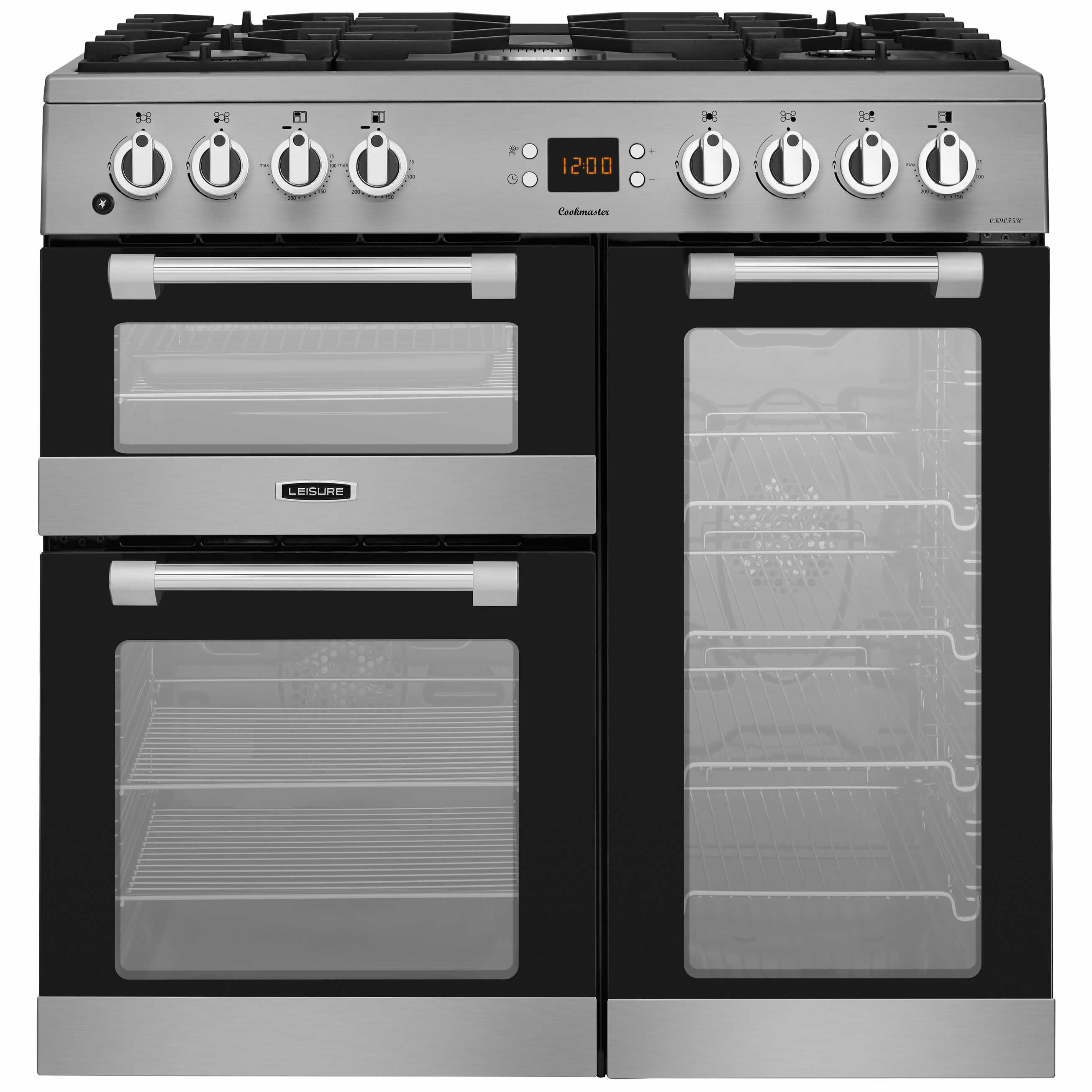 Leisure COOKMASTER CK90F530X 90cm Dual Fuel Range Cooker Stainless Steel