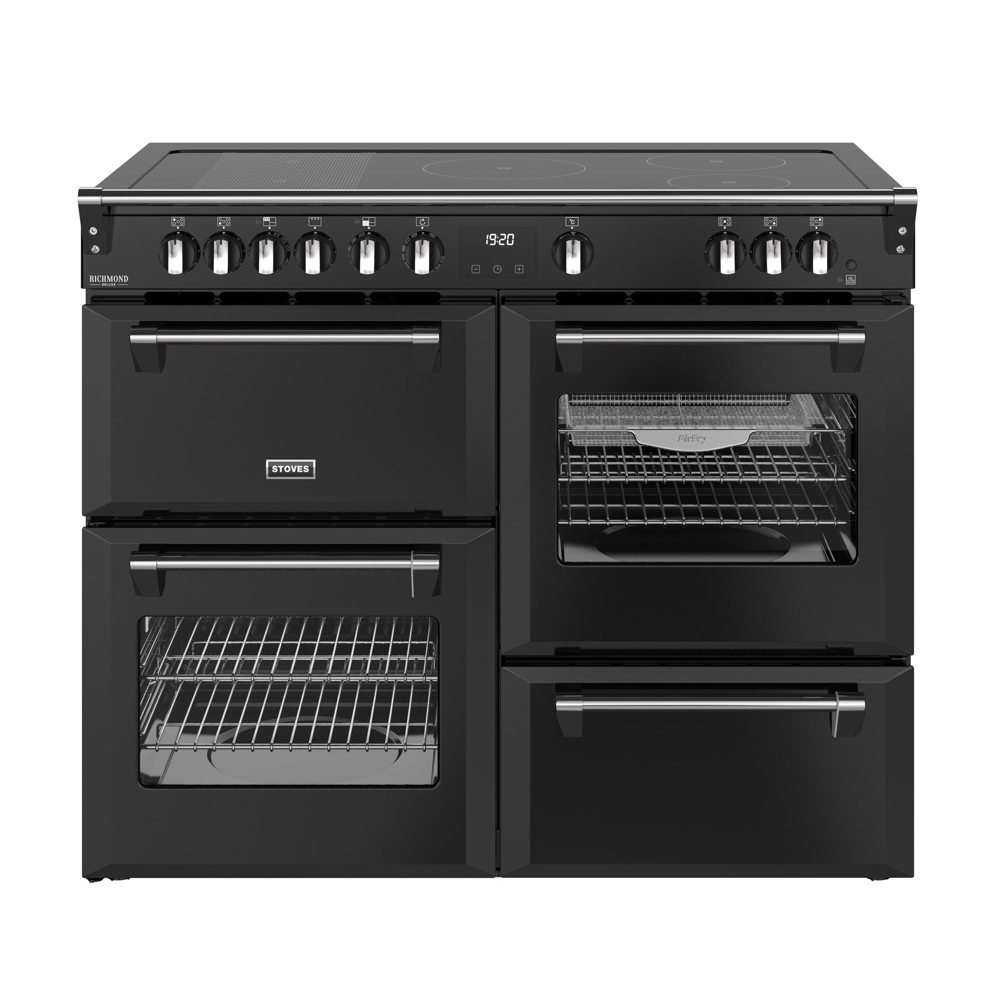 Stoves Richmond 110Ei Electric Range Cooker with Induction Hob - Black