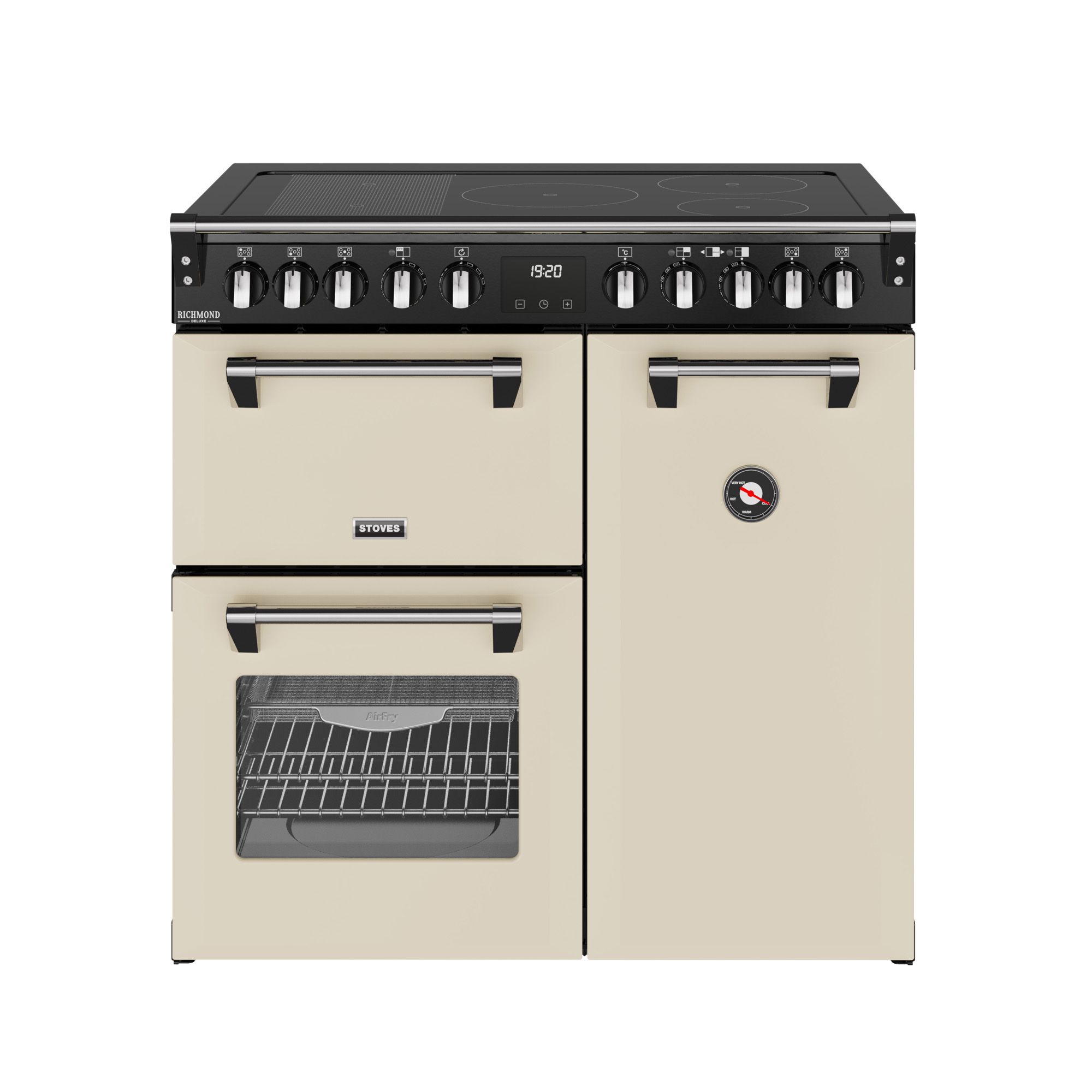 Stoves Richmond 90Ei Electric Range Cooker Induction Hob Cream