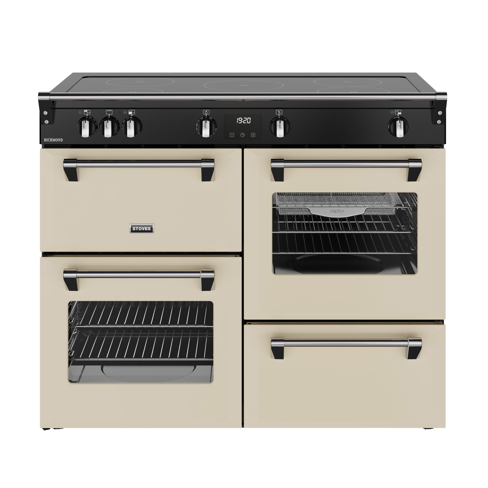 Stoves Richmond 1100mm Electric Induction Range Cooker Cream