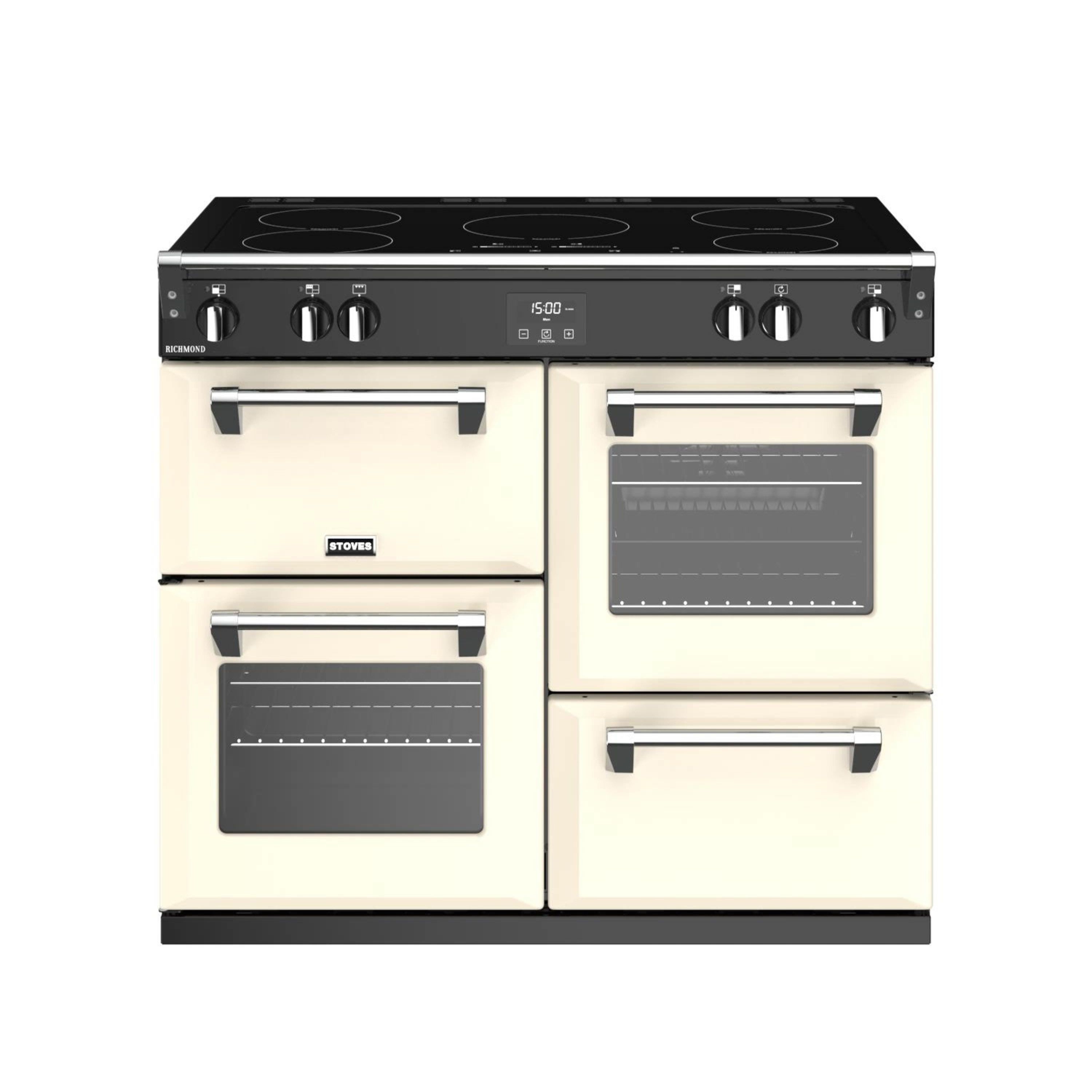 Stoves Richmond S1000EiMK2 100cm Induction Electric Range Cooker - Cream