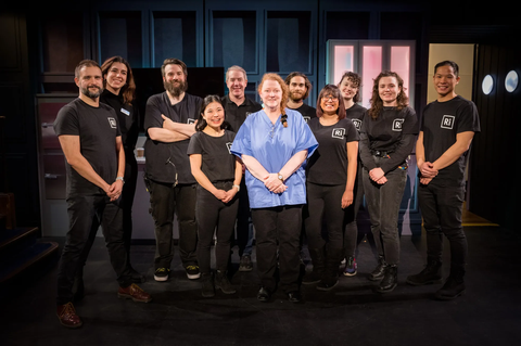 April with the Royal Institution Christmas Lectures team 2022