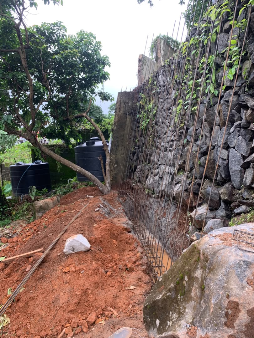 Construction of Retaining Structure at Wilberforce, Freetown gallery image