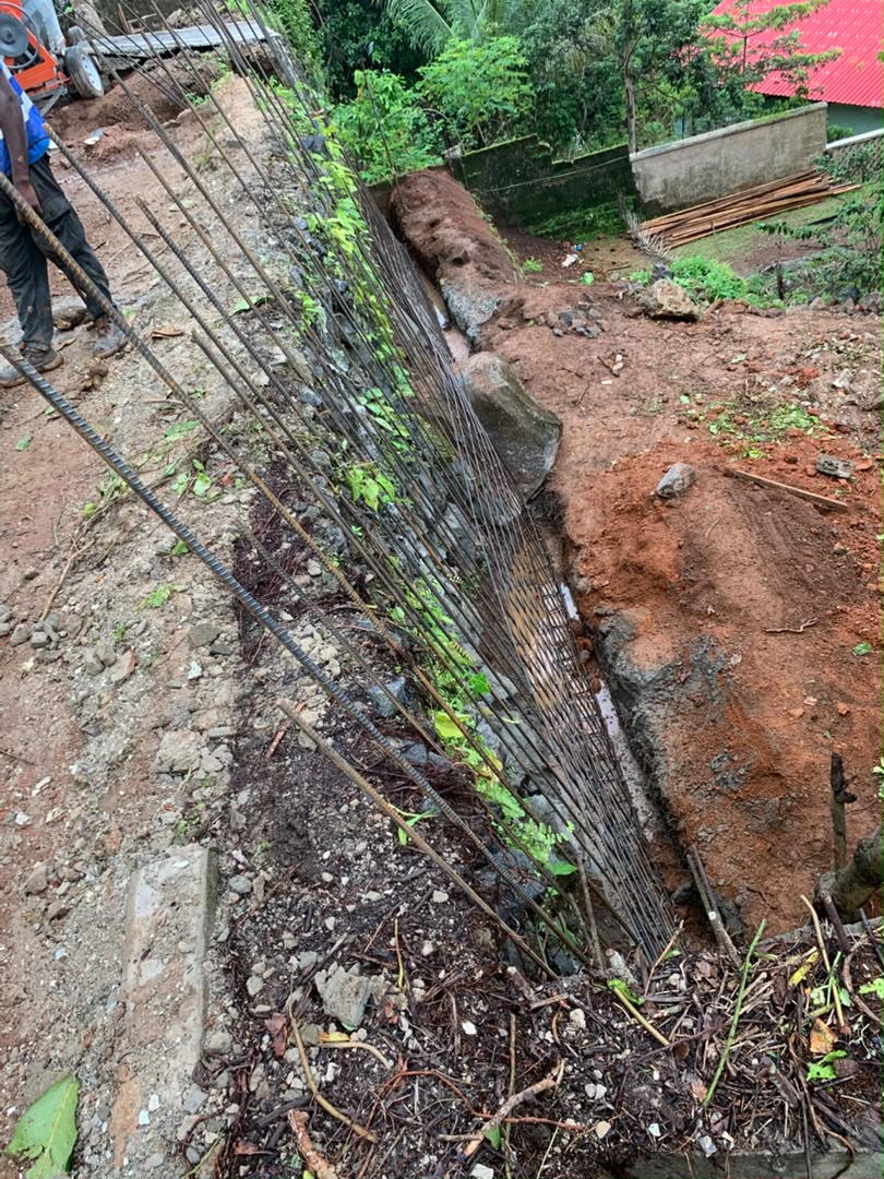 Construction of Retaining Structure at Wilberforce, Freetown gallery image