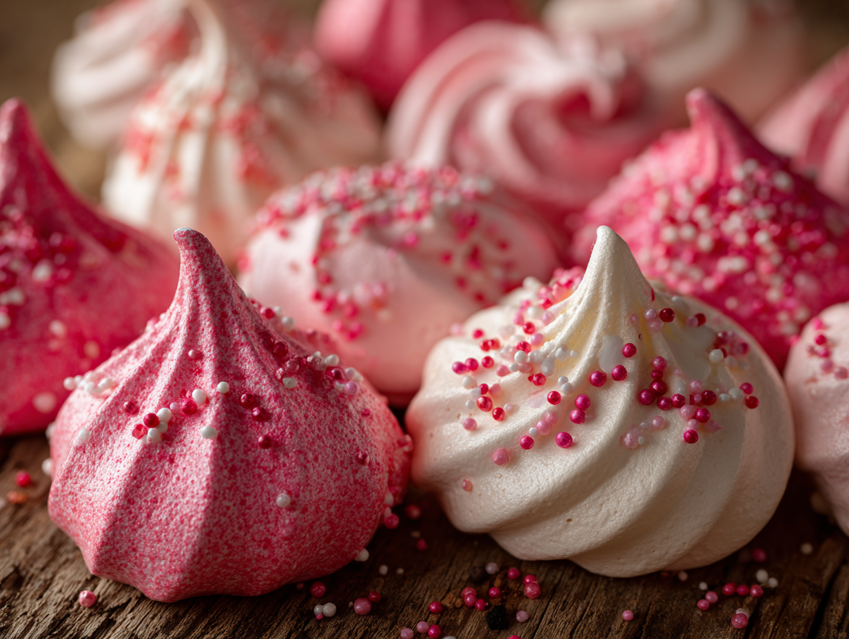 Valentines Day Meringue Kisses - Step 3