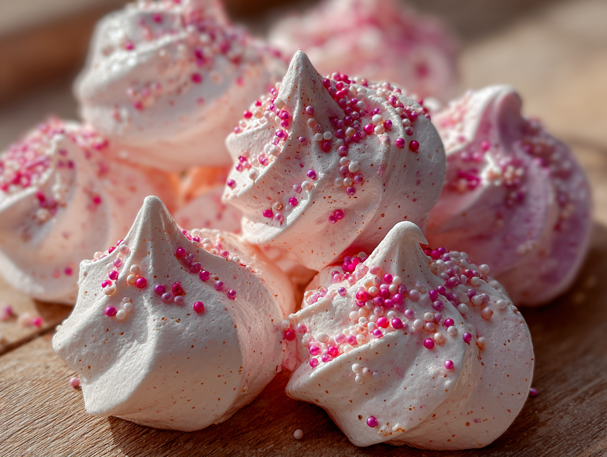 Valentines Day Meringue Kisses - Step 2