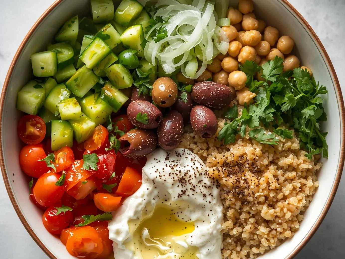 5-Minute Mediterranean Bowl