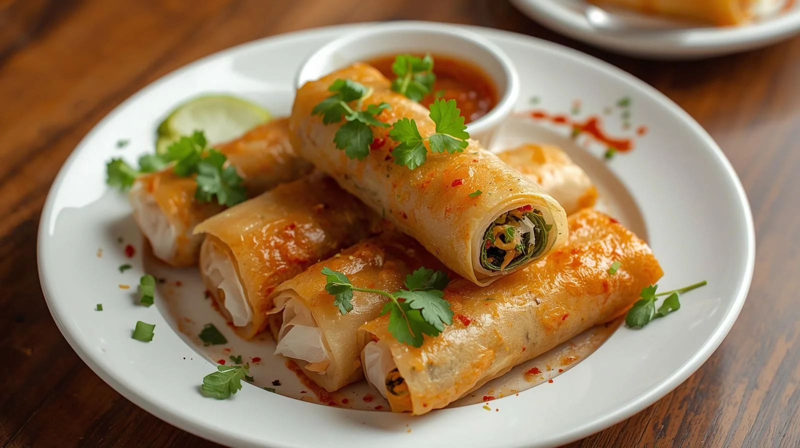 Crispy Rice Paper Spring Rolls - Step 3