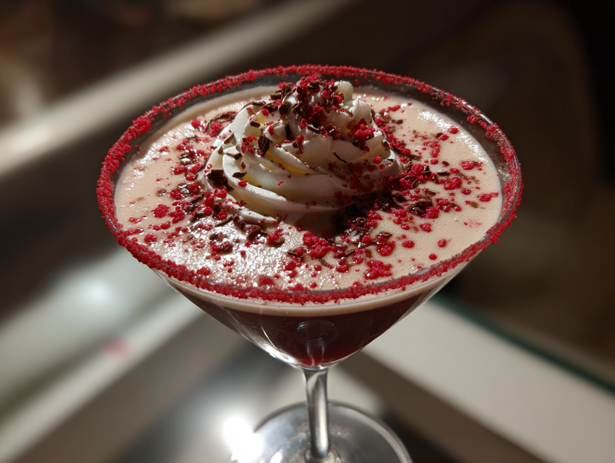 Red Velvet Martini - Step 3