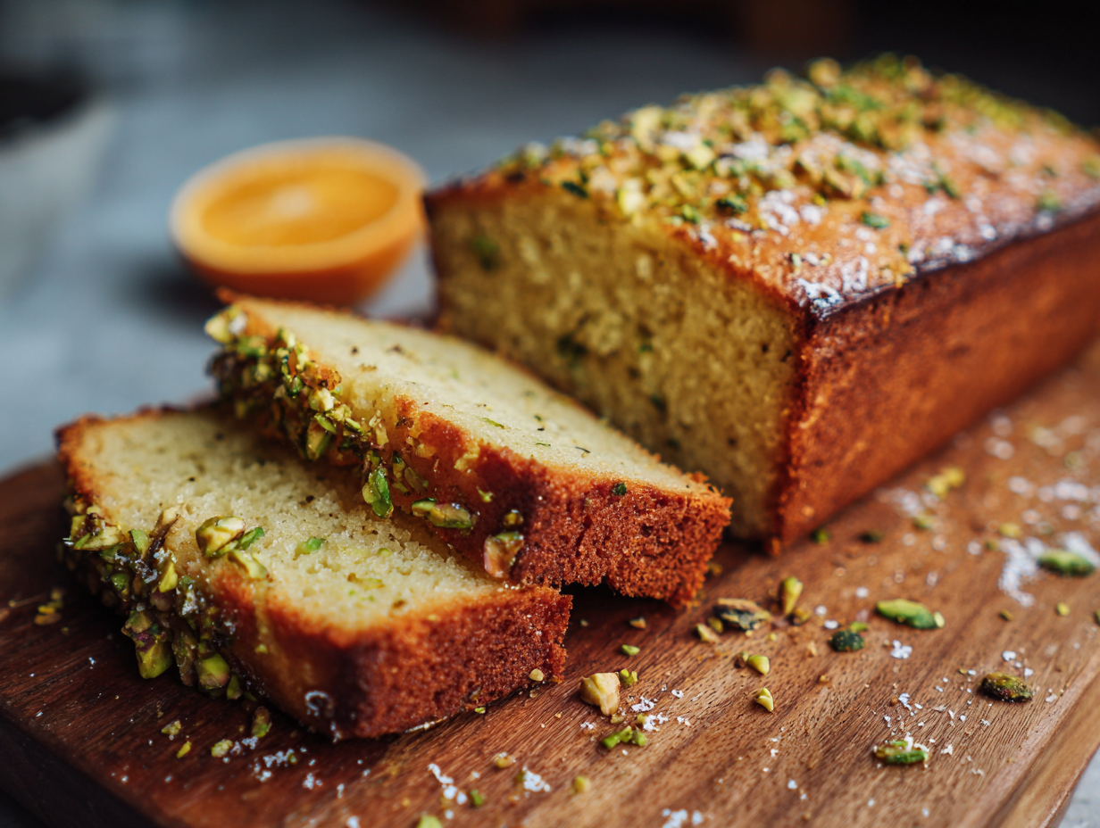 Cardamom Orange Pistachio Tea Cake - Step 2